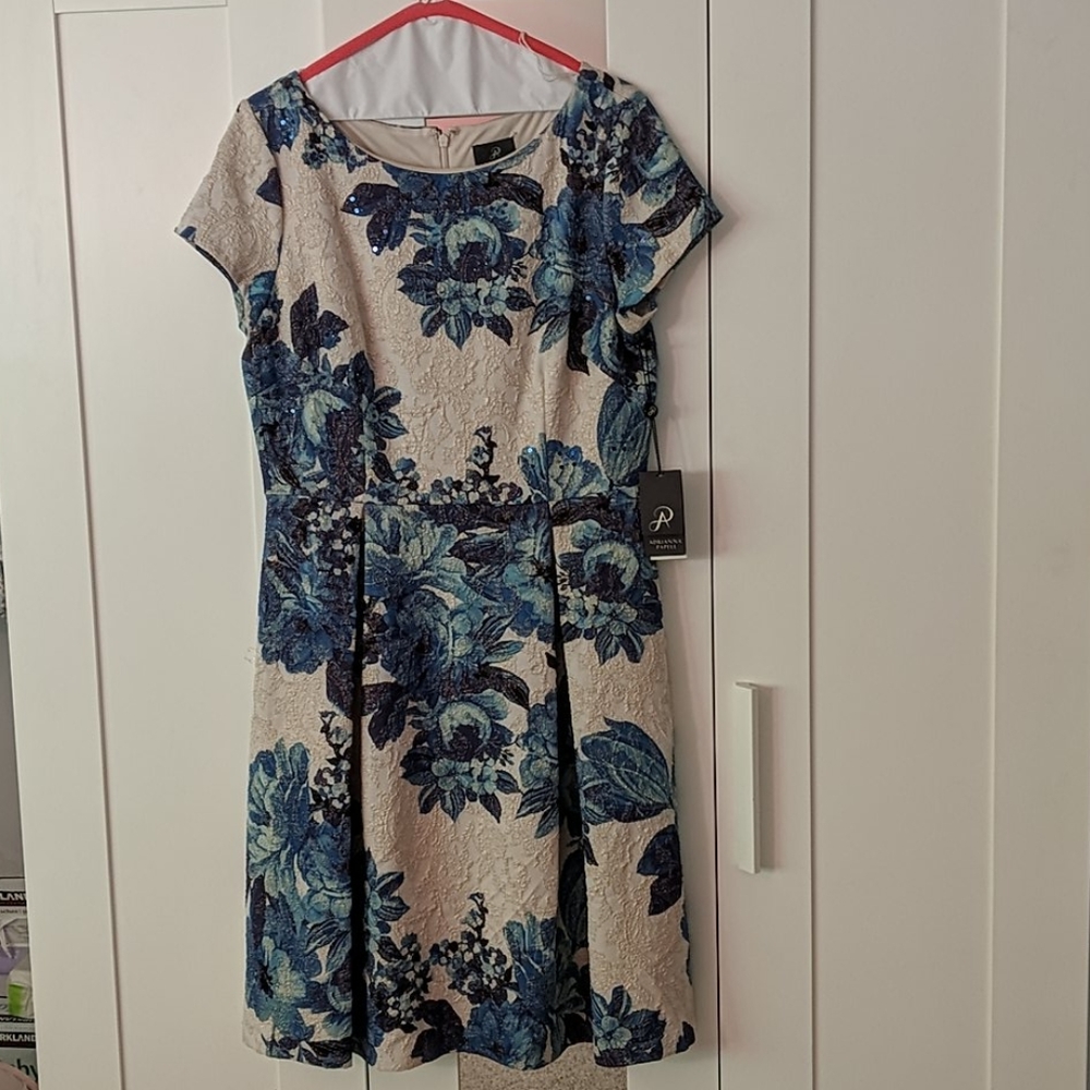 Adrianna Papell Dress size 12 NWT
